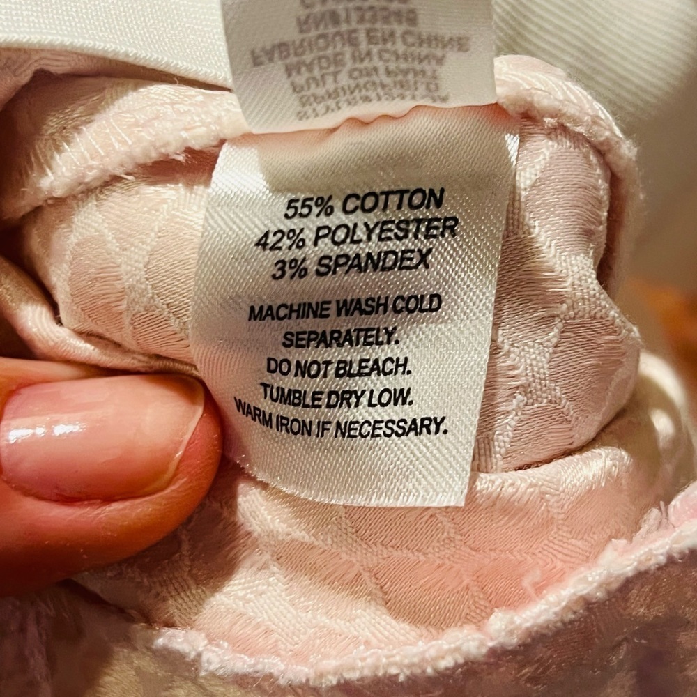 Crosby size 10 pink straight leg pants with stretch waist - Picture 5 of 7